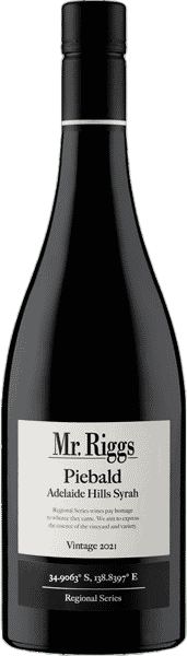 Mr Riggs Wine Company Piebald Adelaide Hills Syrah 2021